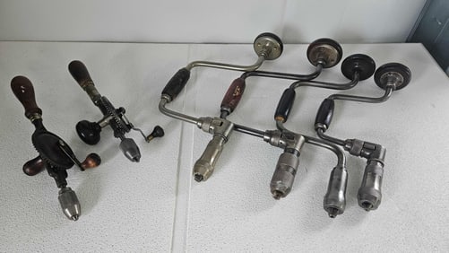 LOT OF EARLY MILLER FALLS  BREAST DRILLS