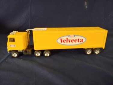 ERTL KRAFT VELVEETA PRESSED STEEL ADVERTISING TRACTOR TRAILER
