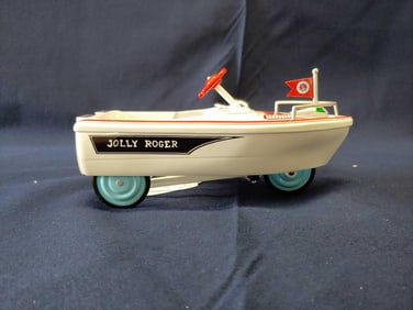 KIDDIE CAR CLASSICS MURRAY JOLLY ROGER PEDAL BOAT