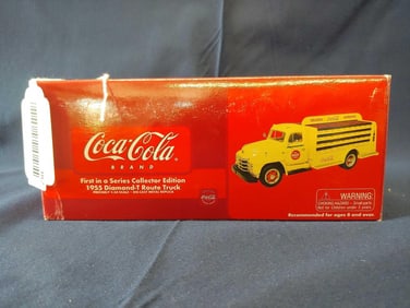 FIRST GEAR COCA-COLA FIRST IN A SERIES COLLECTOR EDITION 1955 DIAMOND T ROUTE TRUCK