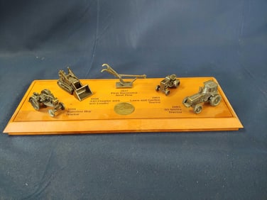 ERTL JOHN DEERE 150TH ANN. LIMITED EDITION COLLECTOR PROMO SET BLUEPRINT REPLICAS