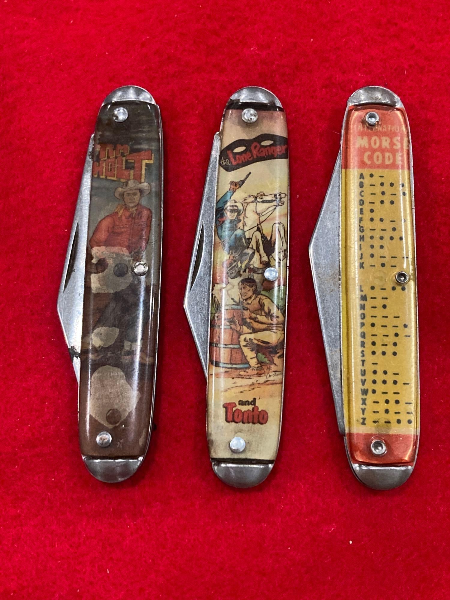 NOVELTY KNIFE COMPANY WESTERN AND SPACE POCKET KNIVES (1 of 4)