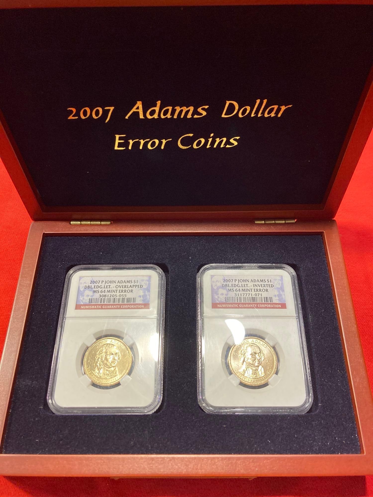 2007 ADAMS DOLLAR ERROR COINS (1 of 7)