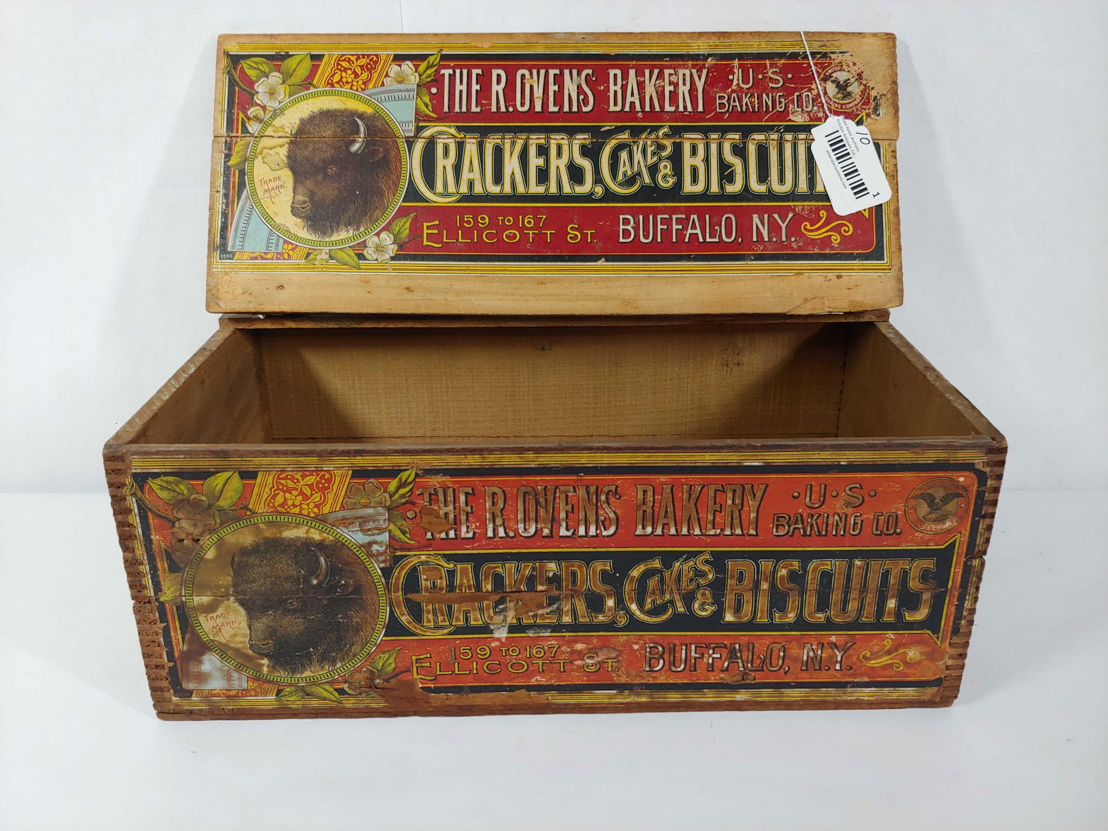 The R. Ovens Bakery Crackers, Cakes & Biscuit box (1 of 7)
