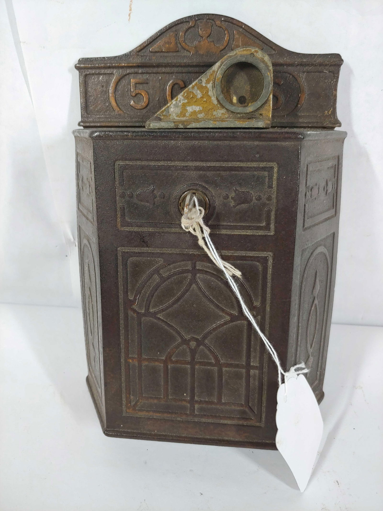 1920s Holcomb & Hoke cast iron Jukebox wallbox (1 of 5)