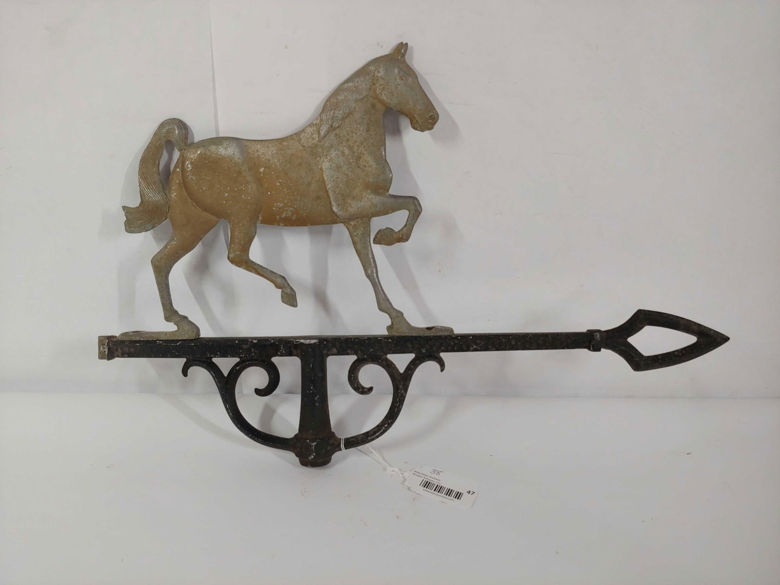 Horse weathervane topper w/ directional arrow (1 of 5)