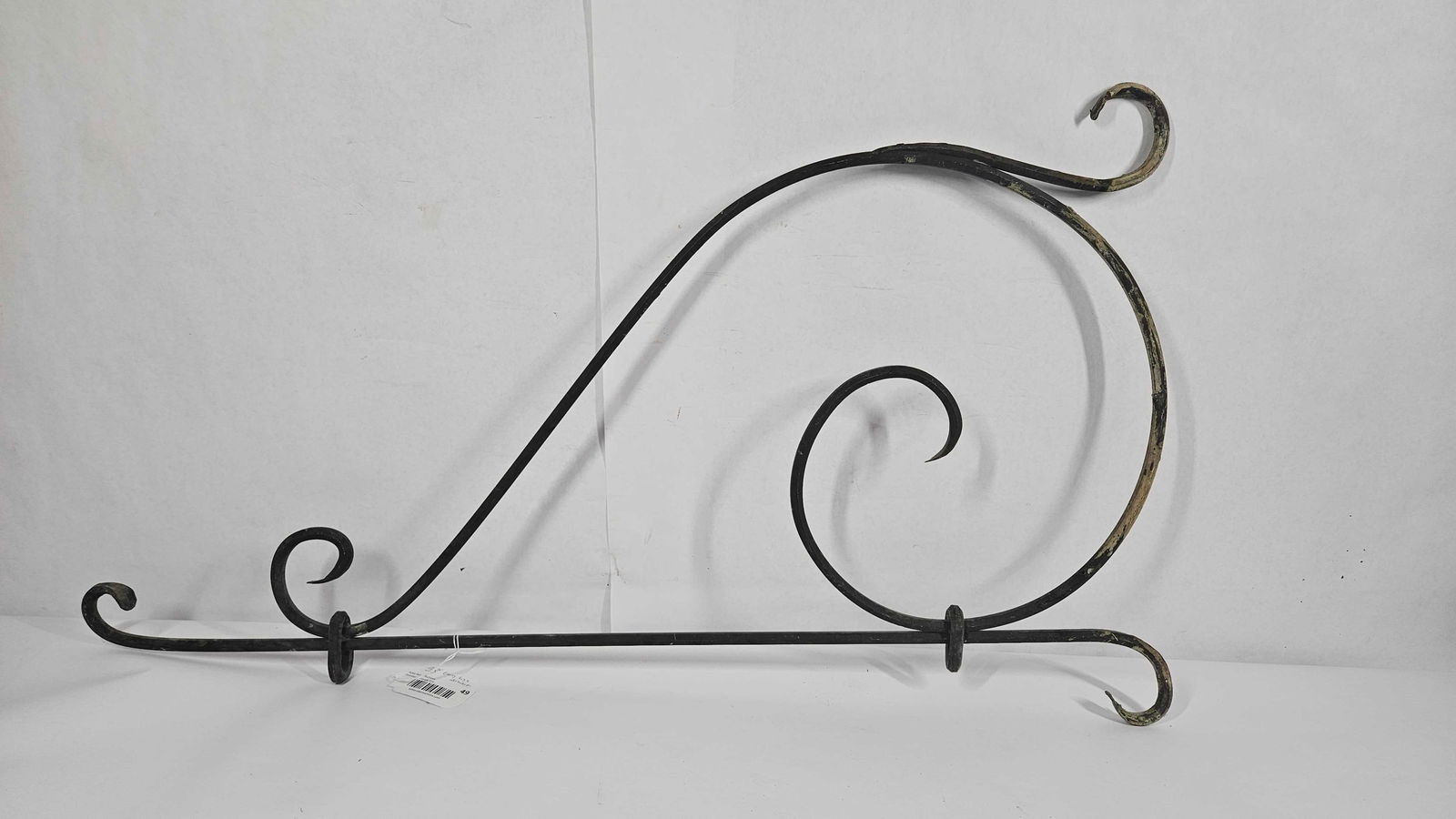 Early wrought iron sign bracket (1 of 4)