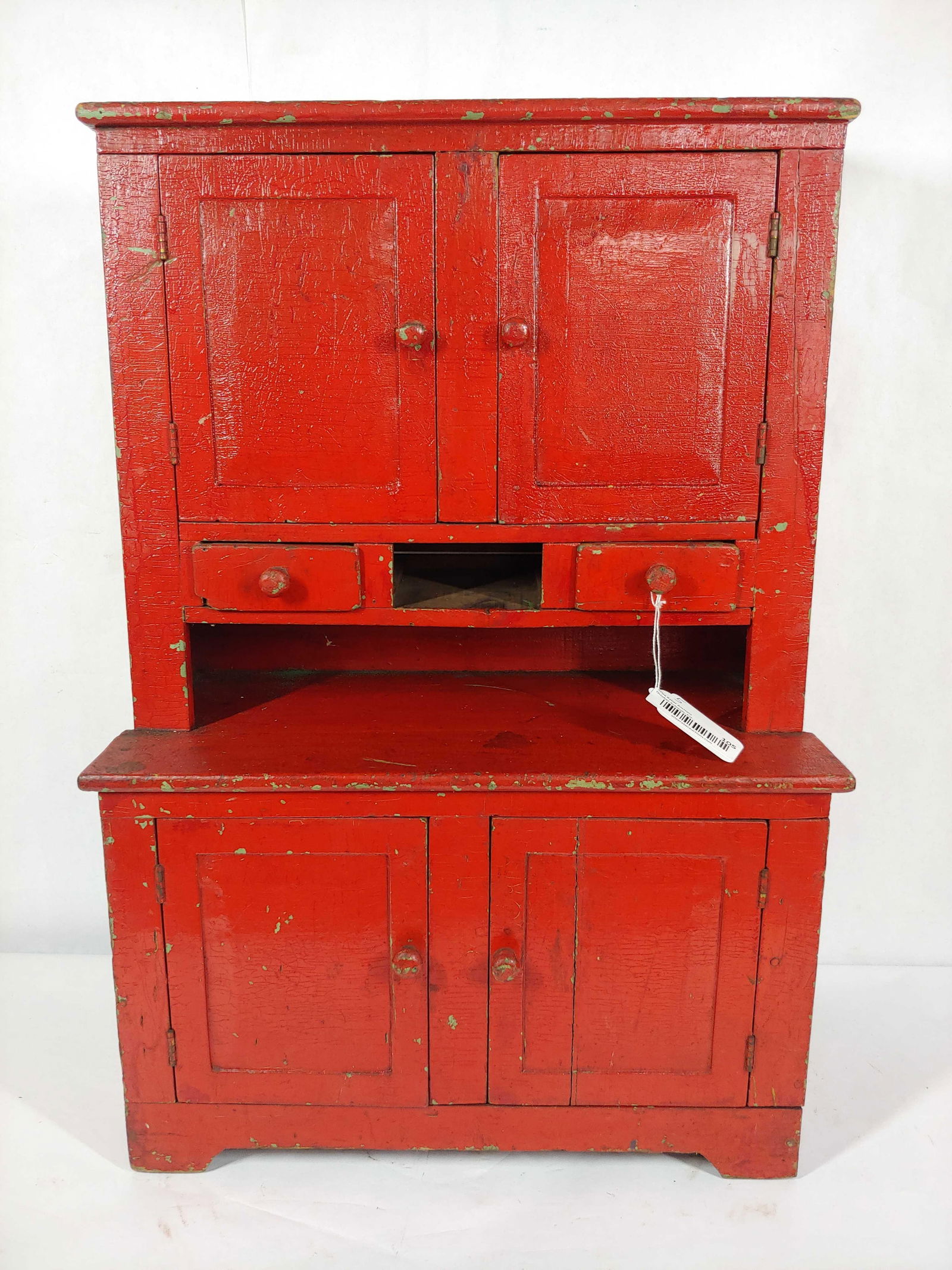 Awesome early Child's stepback cabinet (1 of 11)