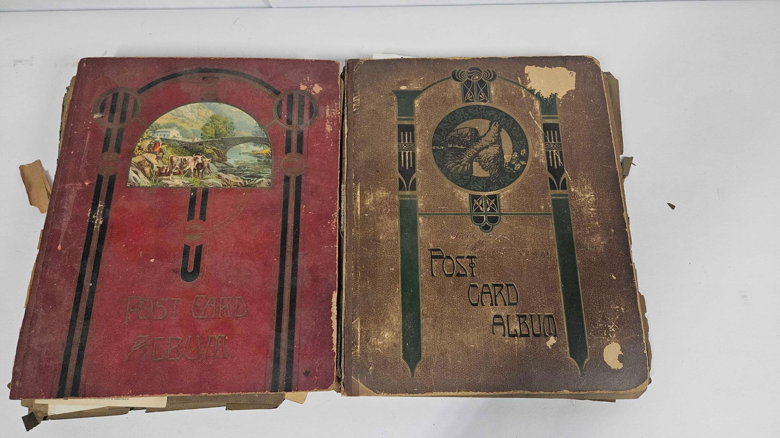 Collection of approximately 300 early postcards (1 of 7)