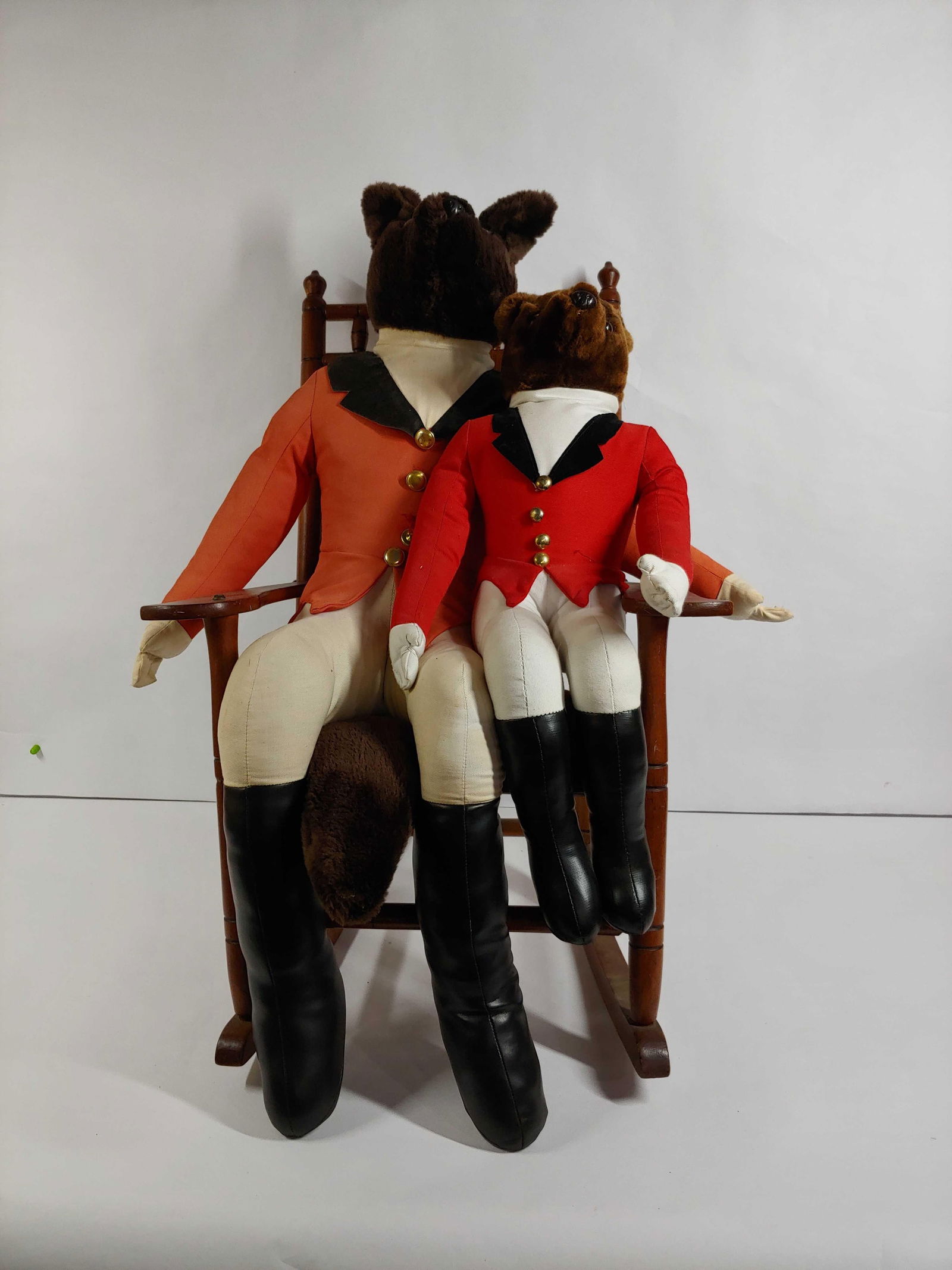 EQUESTRIAN HUNTSMAN FOX IN EARLY CHILDS ROCKER (1 of 6)