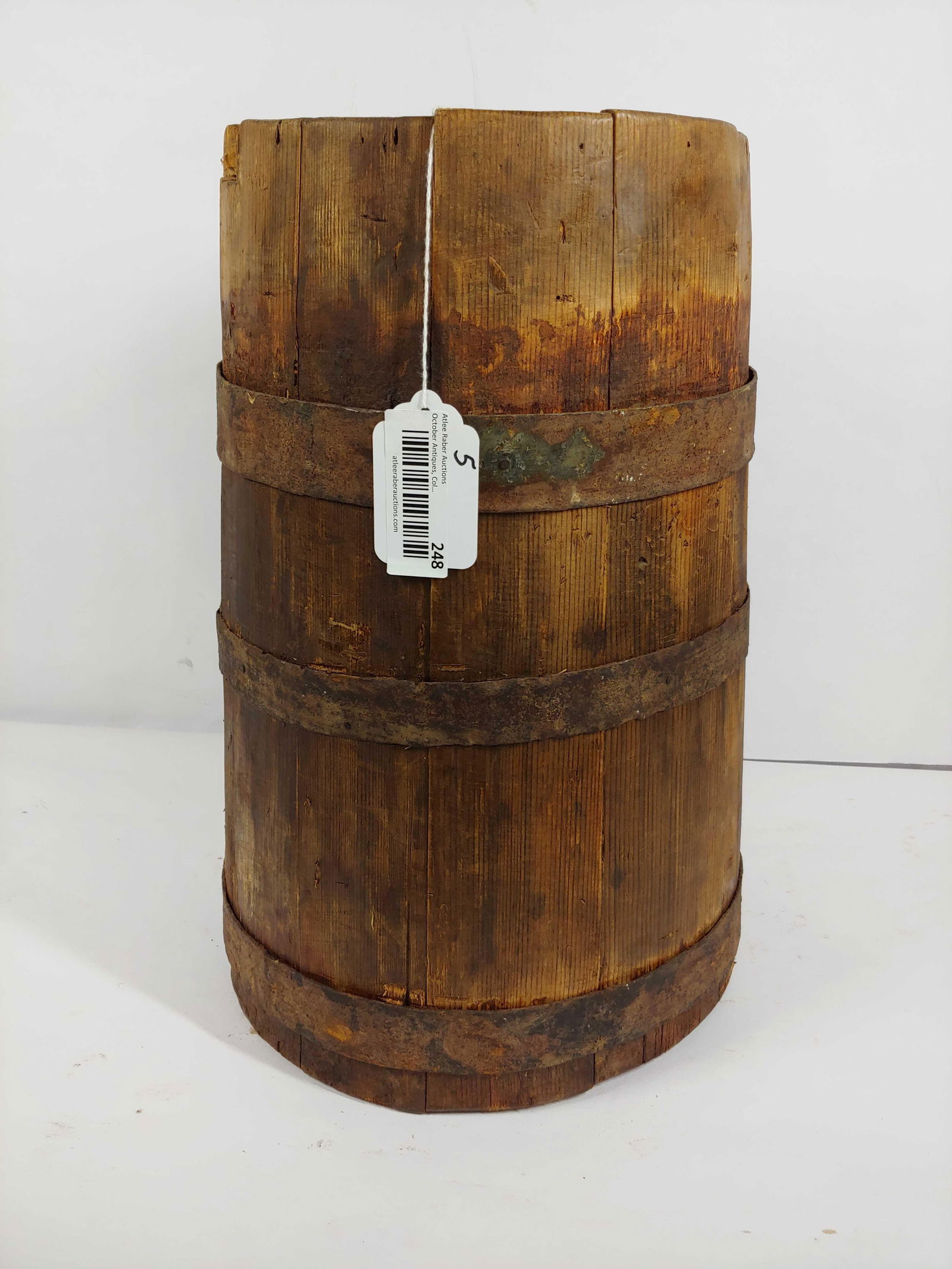 PRIMITIVE WOODEN CHURN (1 of 6)