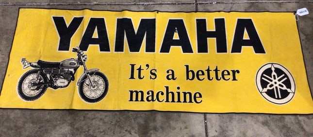 1960s Cotton canvas Yamaha Banner