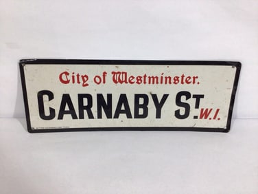 SST City of Westminster Carnaby St. sign