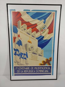 1944 Dominican Republic Century of Independence poster