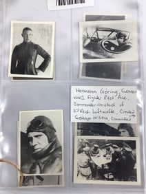 8- WWI German military ACE Fighter Pilot photos