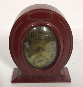 New Haven miniature Bakelite horseshoe clock