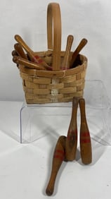 Miniature Bowling Pin set