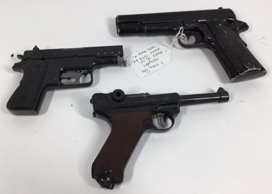 2- Marx and Hefty metal toy guns