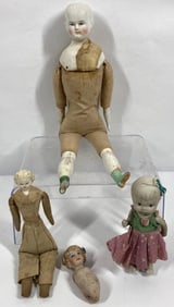 Victorian to 1920s Bisque dolls