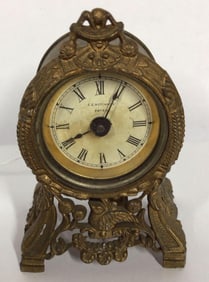 1880s Parker Whipple 1 day pendulum miniature clock