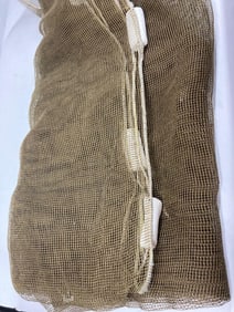 Large Vintage Nautical Fish Net with Floats