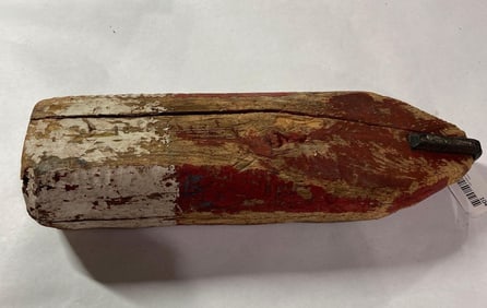 Antique wood boat bumper