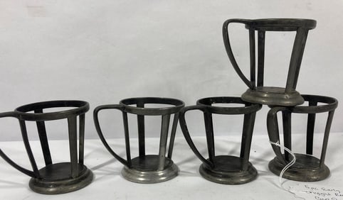 5- Early Druggist Remedy cup sleeves