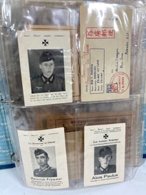 WW2 German Soldier Death Notices, POW cards, and Third Reich Ephemera