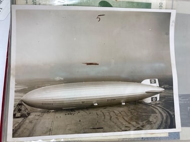 WW2 German Zeppelin Photos & Ephemera