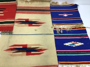 Chimayo sheep wool rugs/mats/runners