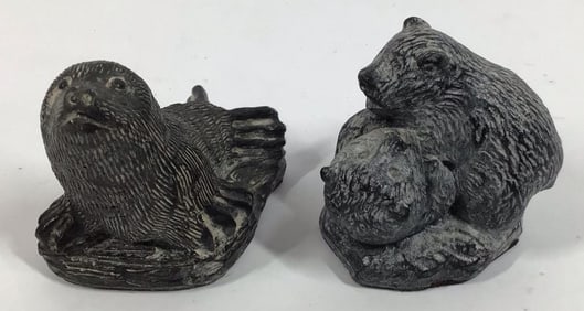 Canadian Effigy Wolf Brand Sculptures