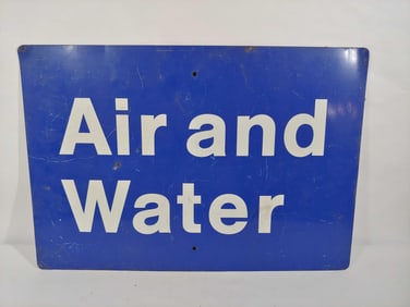 SS Alum Air and Water sign