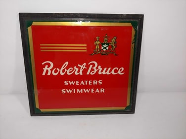 Art Deco Robert Bruce Clothing Store Counter sign