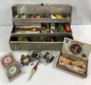 Galvanized Tackle Box Loaded