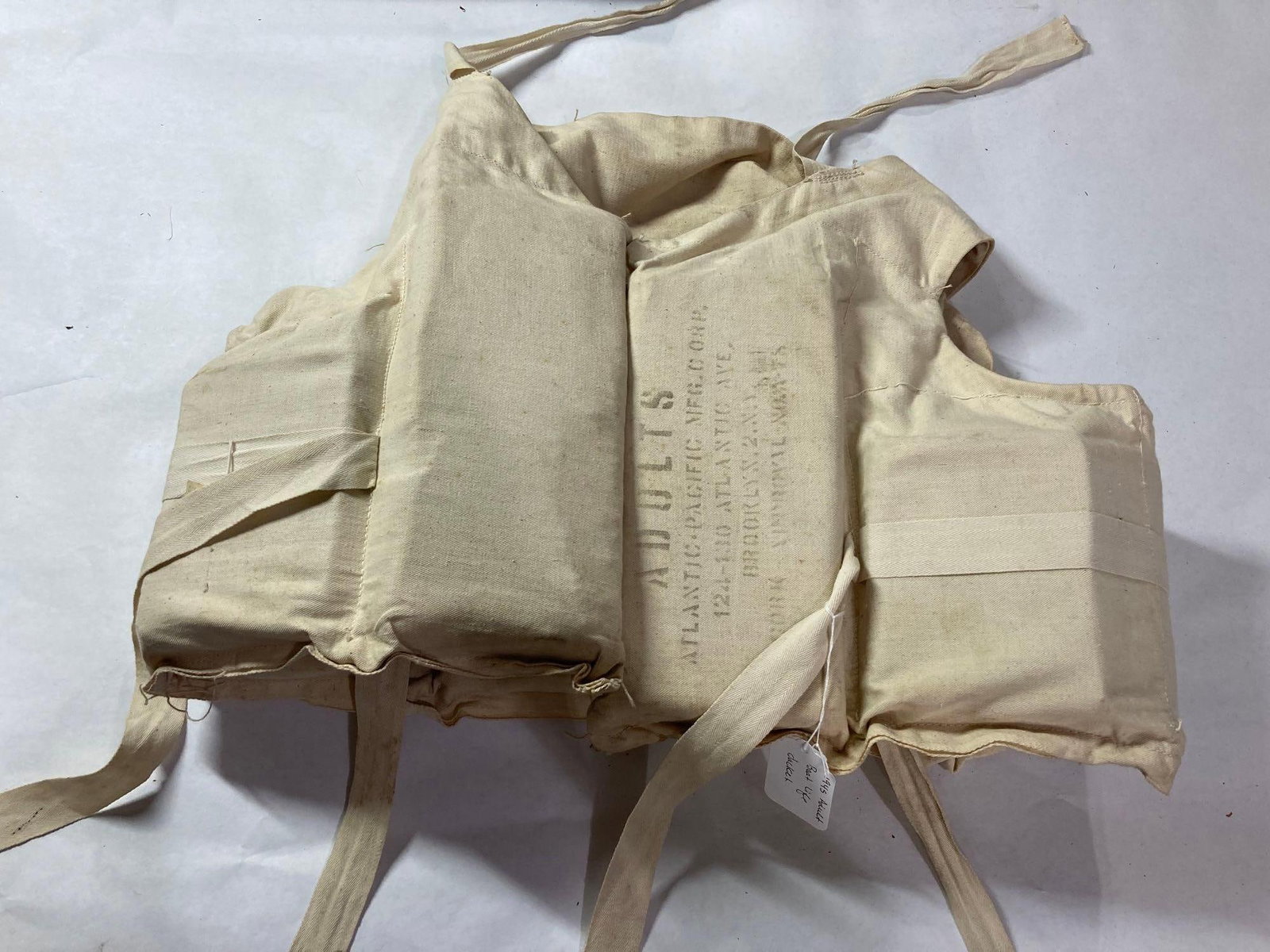 1945 Adult Maritime Ship Life jacket: .