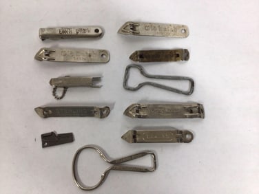 10- Various bottle openers