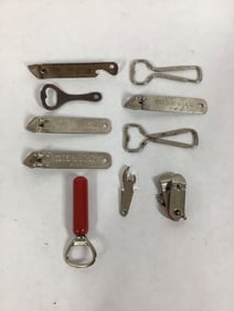 10- Various bottle openers