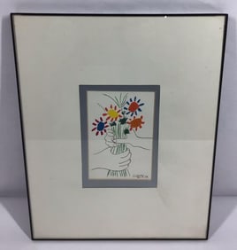 1958 Picasso framed art