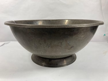 Huge Silver Plated Punch Bowl