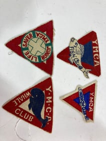 Rare Vintage YMCA Club Patches