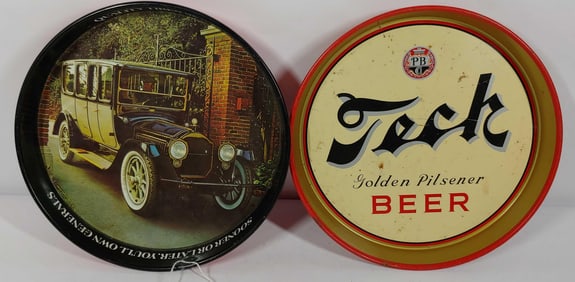 Feck and General Tires Advertising Trays