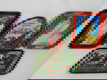 4- Coca-Cola Advertising Trays