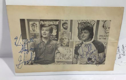 Autographed Big Chuck & Hoolihan photo