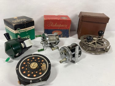 Pflueger, Brooklure, Johnson, and other Early Fishing Reels