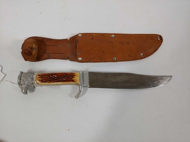 Korium Eagle Pommel Stag Horn Knife