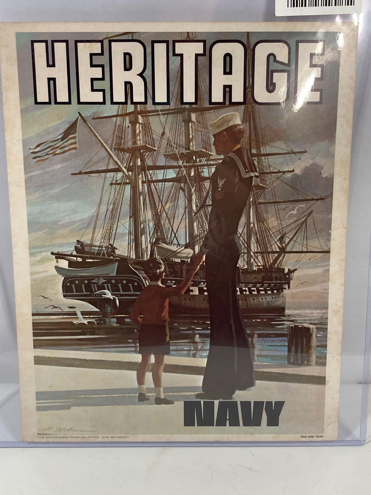 1974 US Navy Recruiting poster (1 of 4)