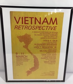 18" x 12" Vietnam Era War Program Poster