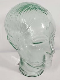 Haberdashery Shop Glass Hat Head