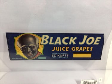 Early Grape Advertising Label