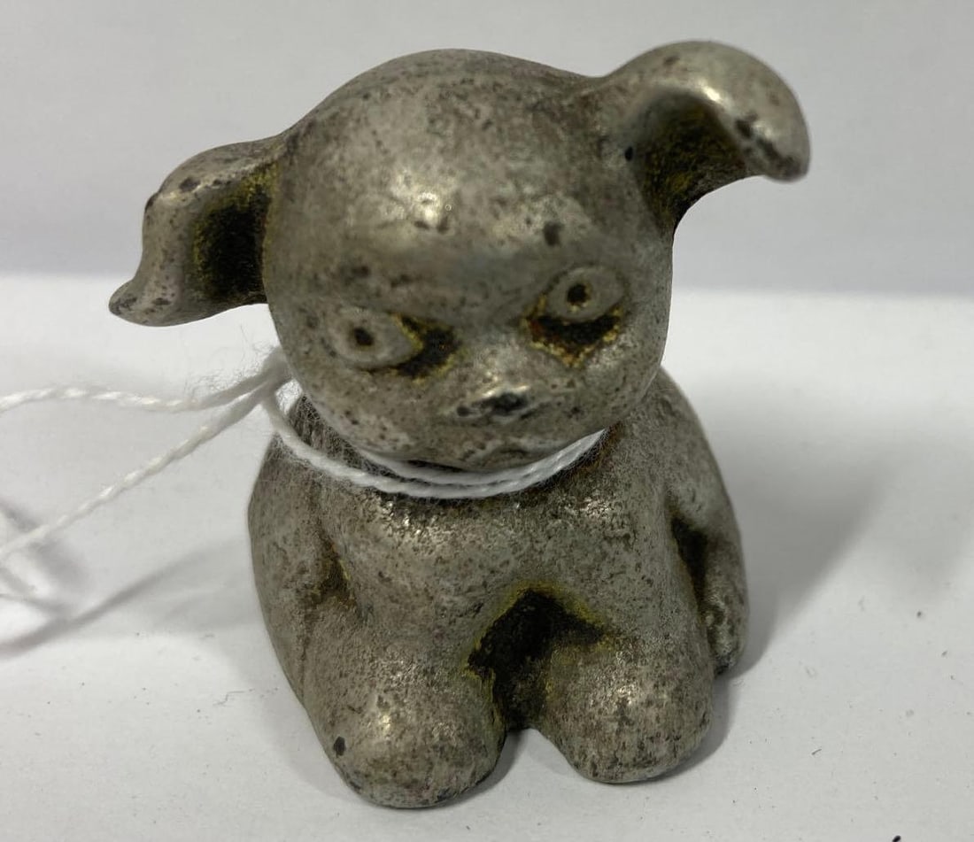 Vintage Bucki Griswold Metal Pup Advertising Statue (1 of 3)